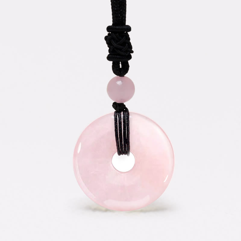 KarmaRipple's Fortunate Coin Necklace Balancing Gemstone Gemstone Pendant p40