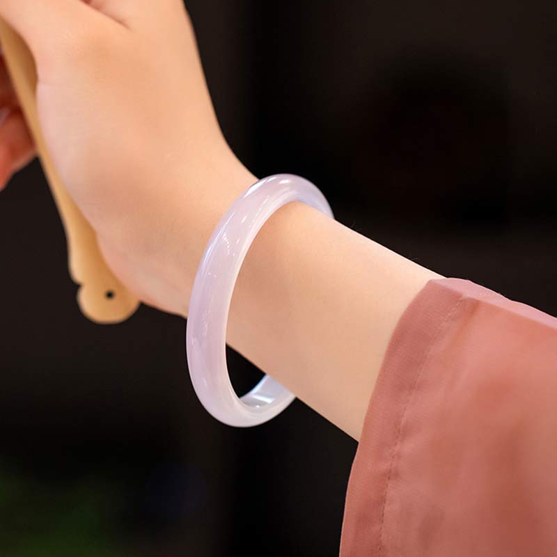 KarmaRipple's Authentic Chalcedony Balance Positive Bracelet Bangle p17