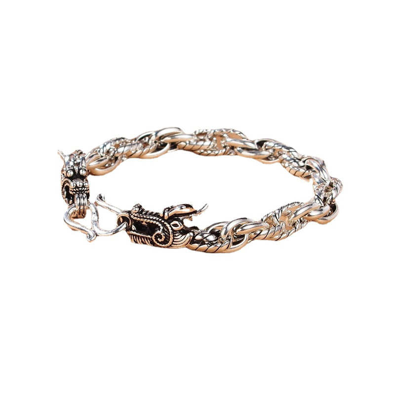 KarmaRipple's 925 Sterling Silver Dragon Fortune Protection Bracelet p7