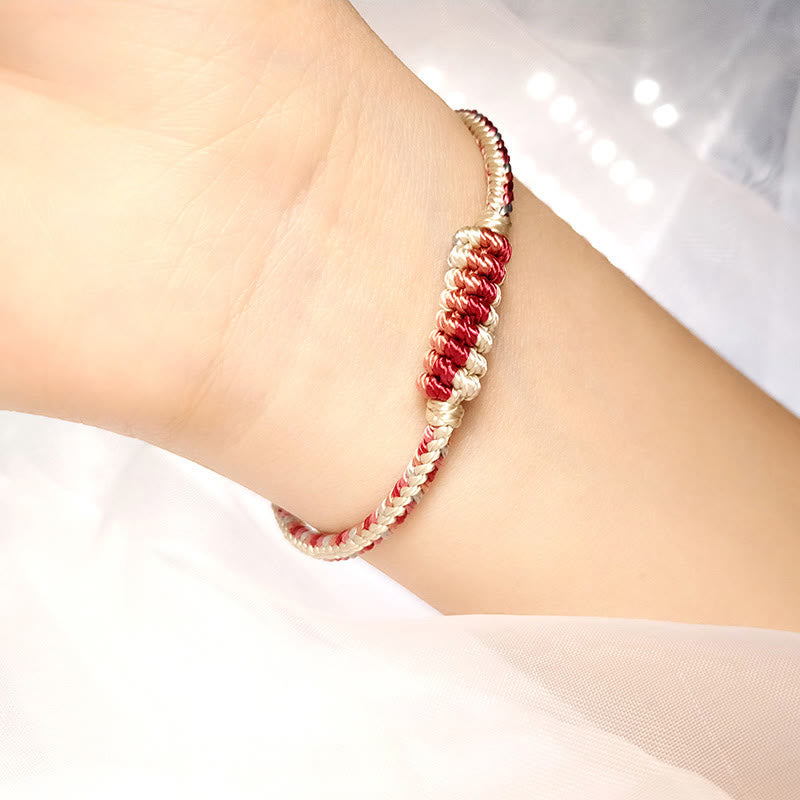 KarmaRipple's Tibetan Handmade Eight Thread Peace Weave Prayer Wheel Woven Protection Bracelet p7