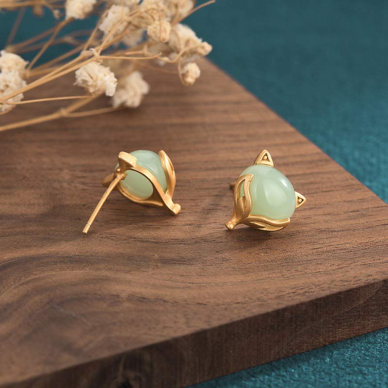 KarmaRipple's FengShui Jade Fortune Earrings p3