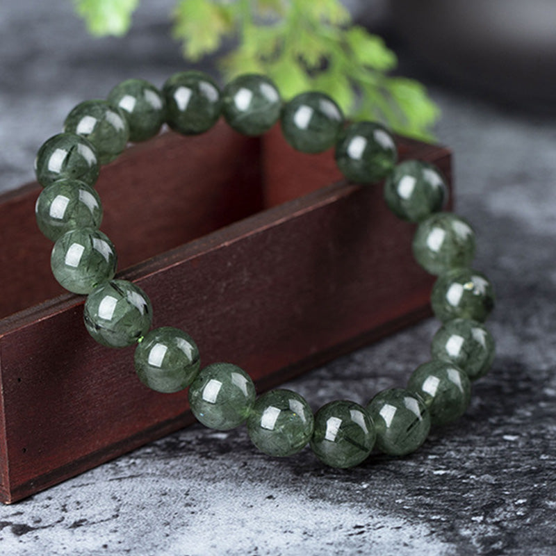 KarmaRipple's Authentic Green Gemstone Blessing Wealth Bracelet p11