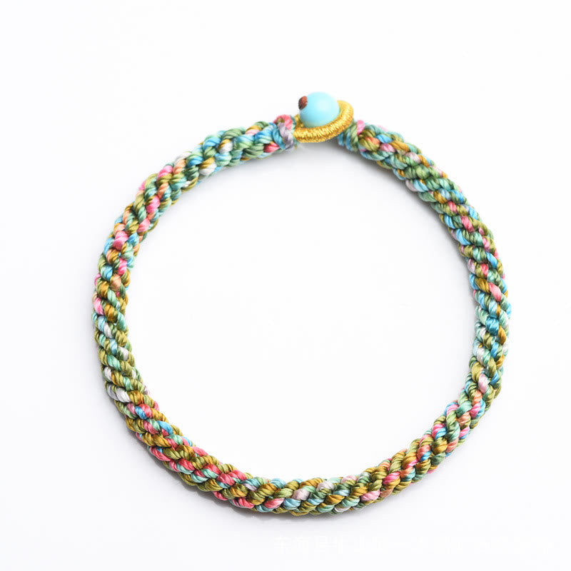 KarmaRipple's Colorful Rope Fortune Handcrafted Woven Child Adult Bracelet p10