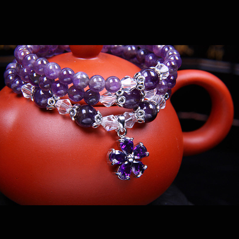 KarmaRipple's Tibetan Amethyst Blessing Bracelet p5