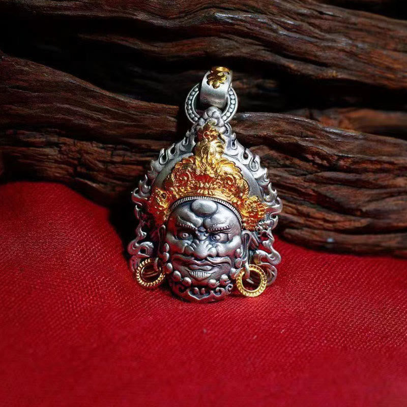 KarmaRipple's Yellow God of Wealth Amulet Bronze Fortune Pendant Necklace p6