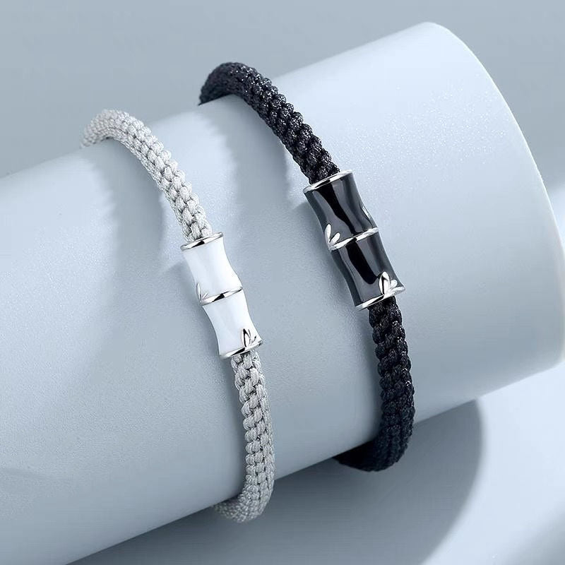 KarmaRipple's Bamboo Pattern Balancing Pair Rope Bracelet p12