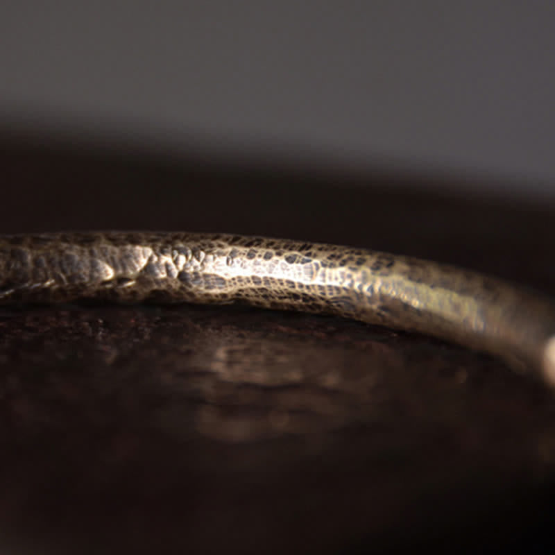 KarmaRipple's Rustic Design Bronze Balance Adjustable Cuff Bracelet p12