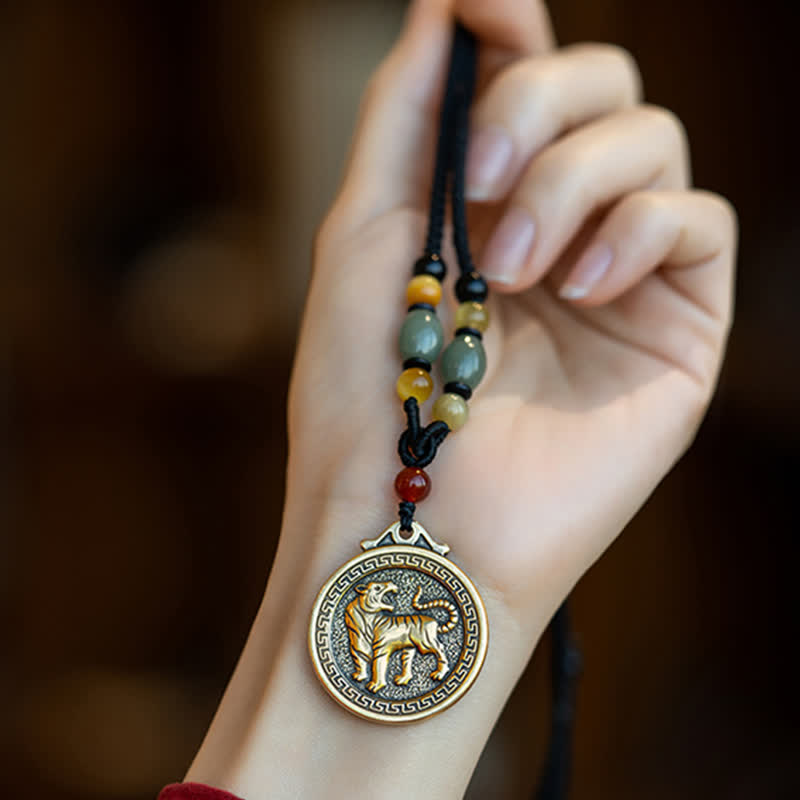 KarmaRipple's 12 Chinese Zodiac Blessing Wealth Fortune Pendant Necklace p16