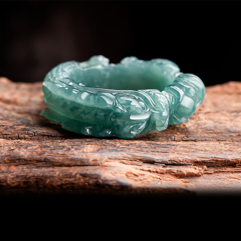 KarmaRipple's Authentic Jade Dragon Success Ring p4