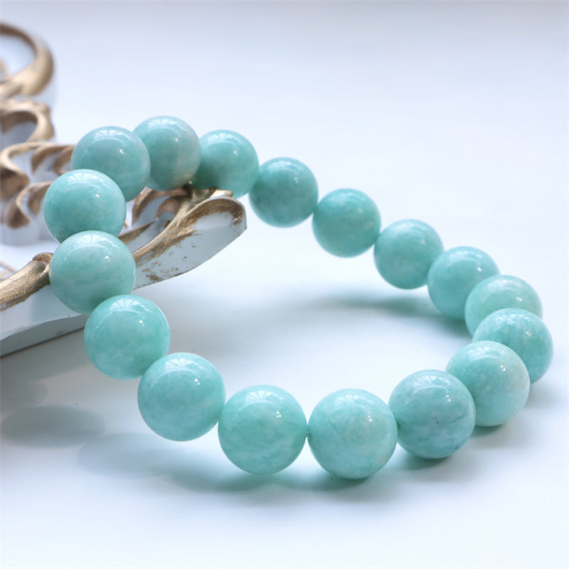 KarmaRipple's Authentic Amazonite Beadwork Balancing Confidence Bracelet p1