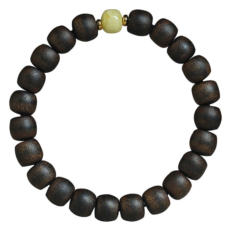 KarmaRipple's Rare Brunei Agarwood Amber Balance Peace Calm Bracelet p18