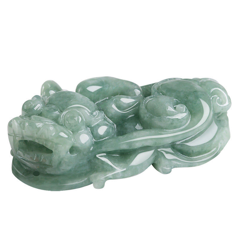 KarmaRipple's Jade PiXiu Wealth Fortune String Pendant Necklace p11
