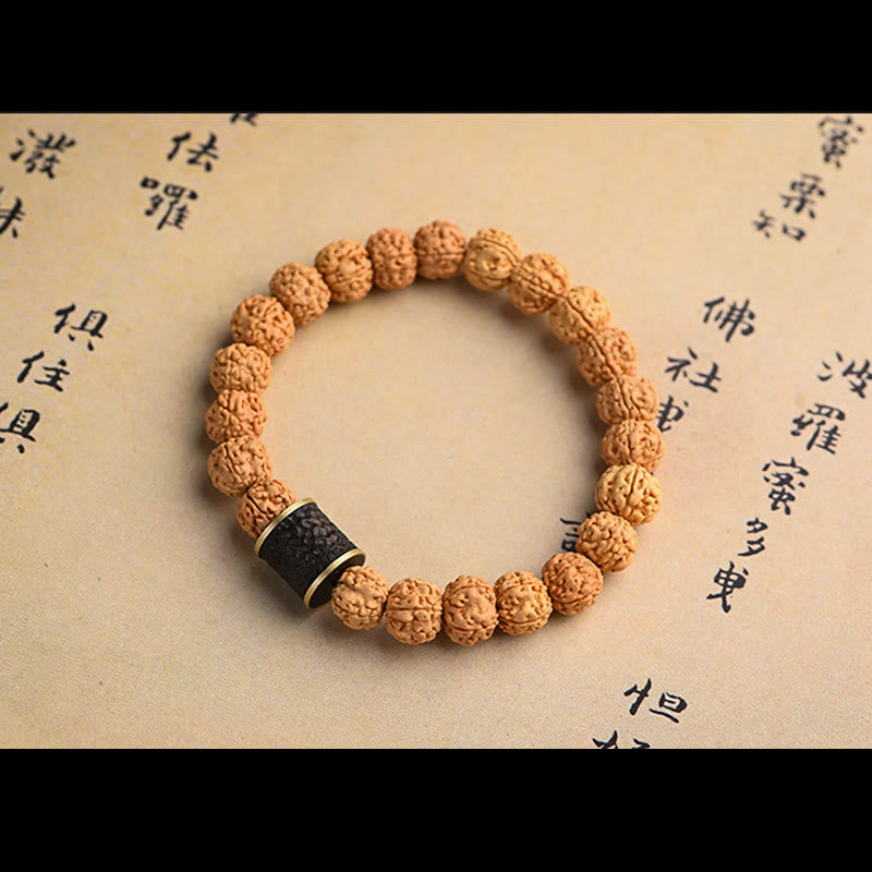 KarmaRipple's Tibet Rudraksha Bodhi Seed Wealth Auspiciousness Bracelet p26
