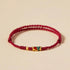 Red(Wrist Circumference 14-15.5cm) / Golden Bead