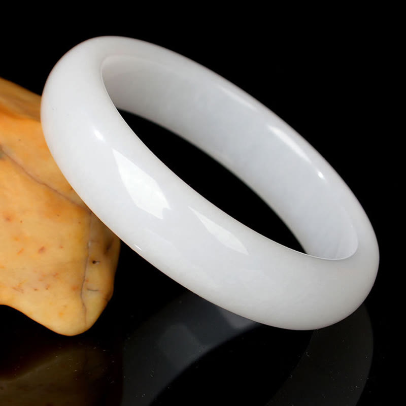 KarmaRipple's Authentic Golden Silk Jade Wealth Fortune Bracelet Bangle p14