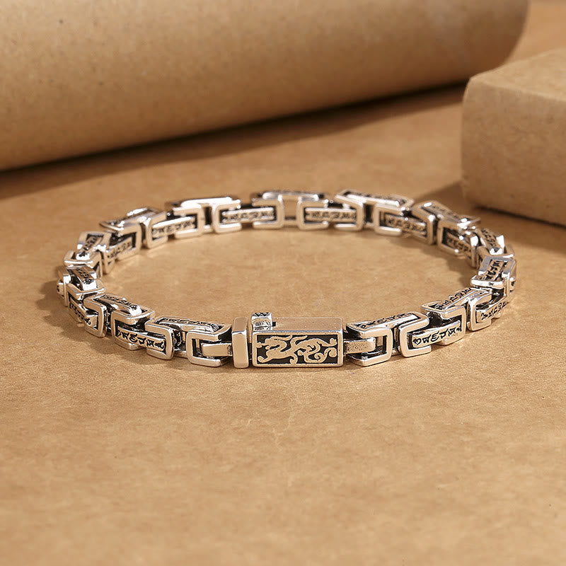 KarmaRipple's Dragon Om Mani Padme Hum Engraved Bronze Fortune Success Bracelet p9