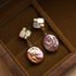Purple Baroque Pearl (925 Sterling Silver Posts)