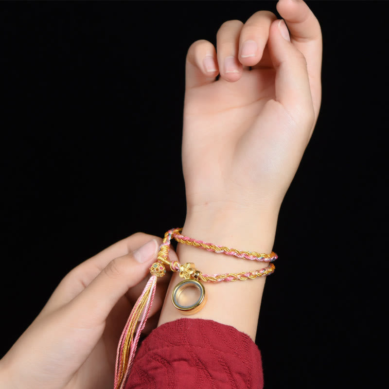 KarmaRipple's Tibetan Handmade Fortune Colorful String Single Double Wrap Woven Bracelet p4