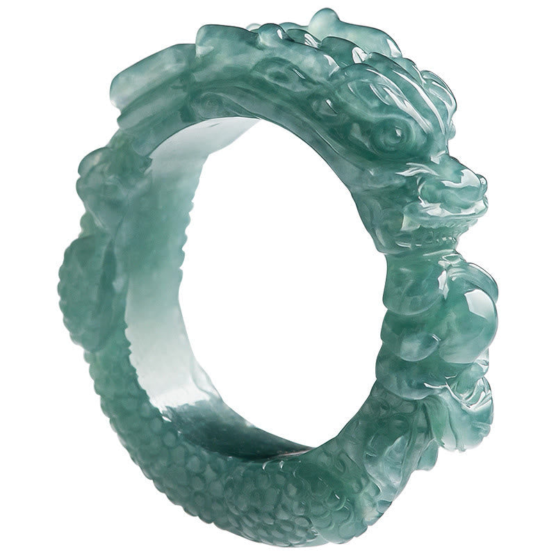 KarmaRipple's Authentic Jade Dragon Success Ring p11