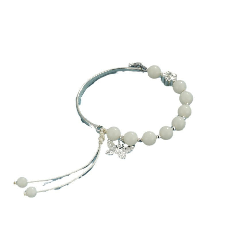 KarmaRipple's Bodhi Seed Butterfly Lotus Fortune Wealth Bracelet Bangle p8