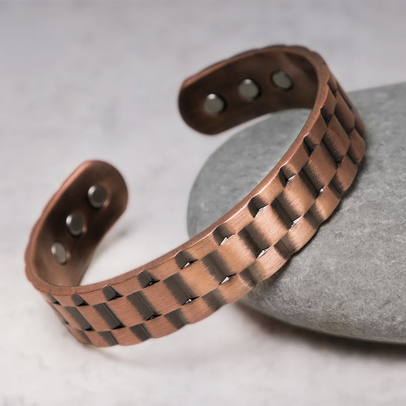 KarmaRipple's Vintage Bronze Balance Cuff Bracelet p2