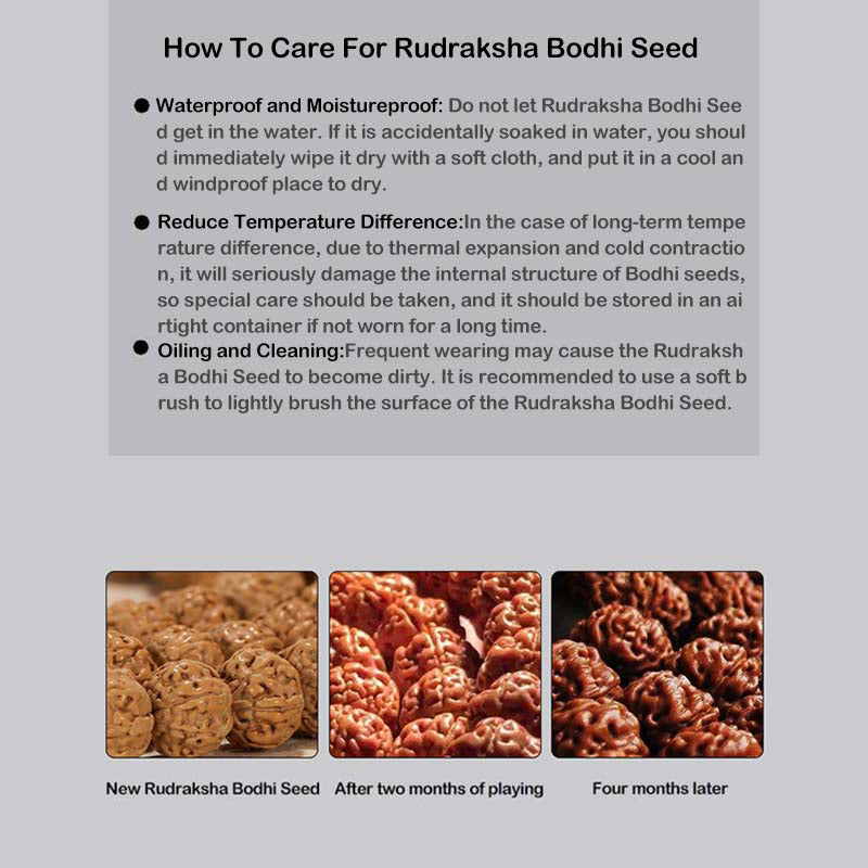 KarmaRipple's Tibet Rudraksha Bodhi Seed Wealth Auspiciousness Bracelet p33