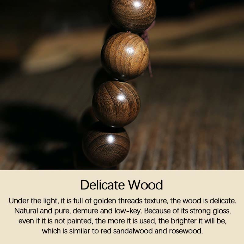 KarmaRipple's Rare Phoebe Zhennan Wood Spirituality Blessing Bracelet p15