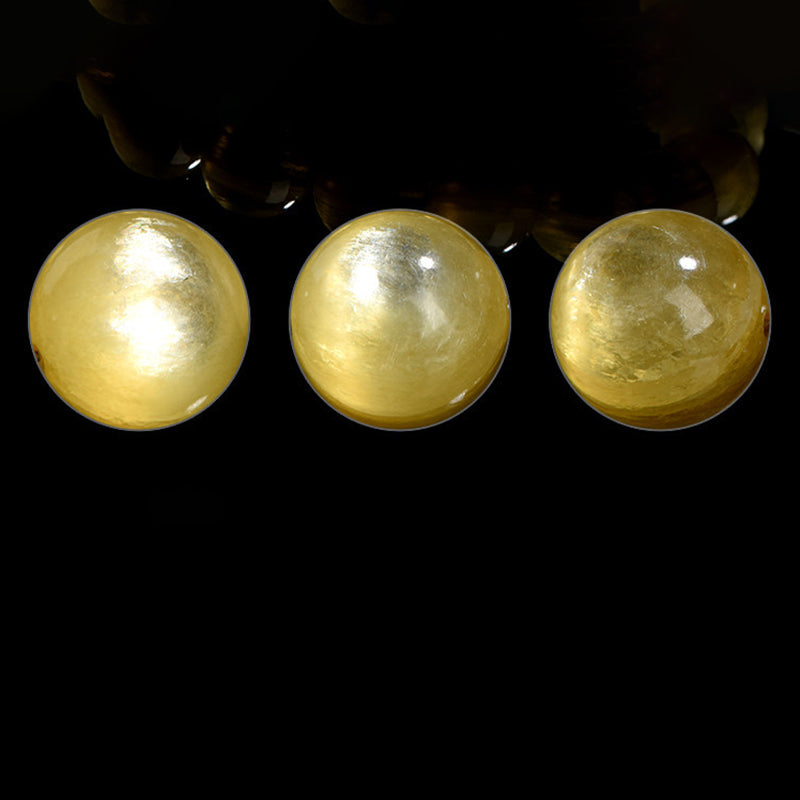 KarmaRipple's Authentic Golden Lepidolite Protection Prosperity Bracelet p6