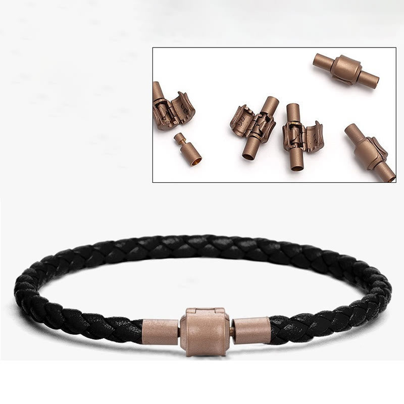 KarmaRipple's Vintage Leather Rope Fortune Braid String Bracelet p9