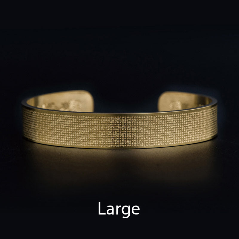 KarmaRipple's Shurangama Mantra Engraving Titanium Steel Blessing Bracelet p19
