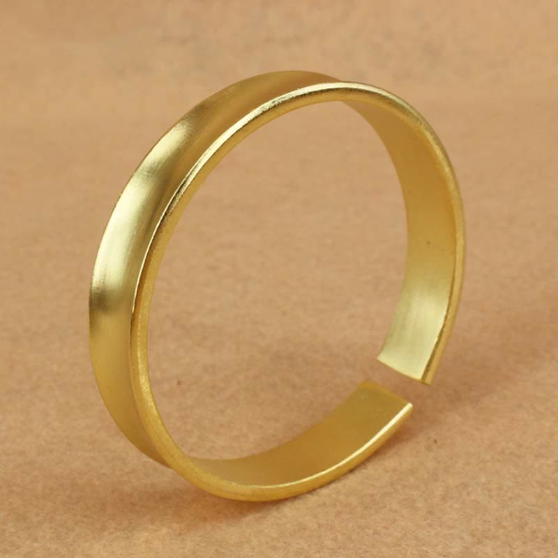KarmaRipple's Bronze Wealth Fortune Cuff Bracelet Bangle p2