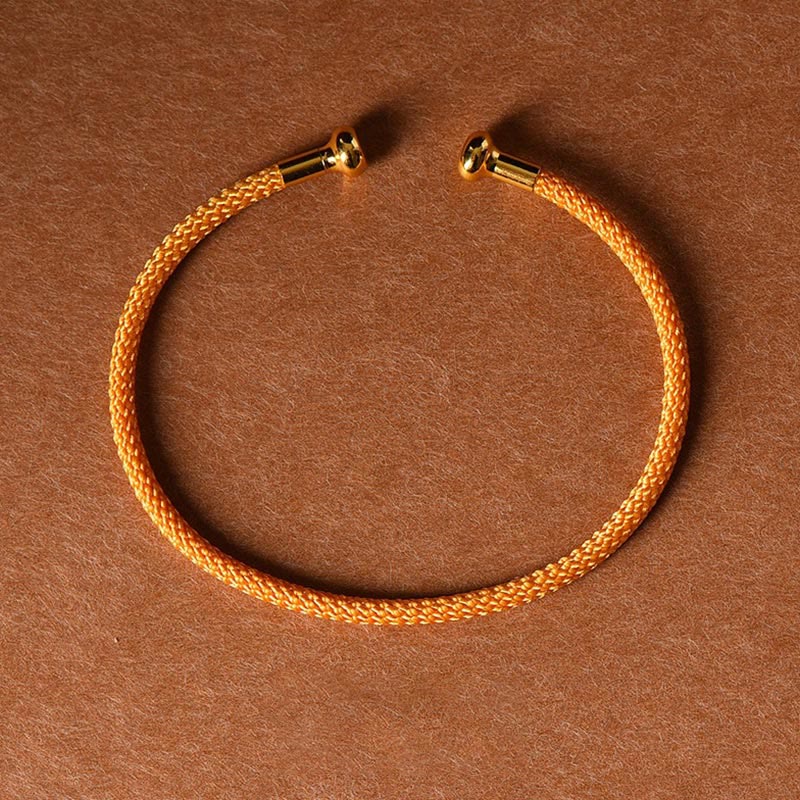 KarmaRipple's Simple Design Handmade Fortune Braid String Cuff Bracelet p44
