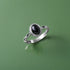 Black Onyx(Protection?Fortune)(Inner Diameter 17mm)