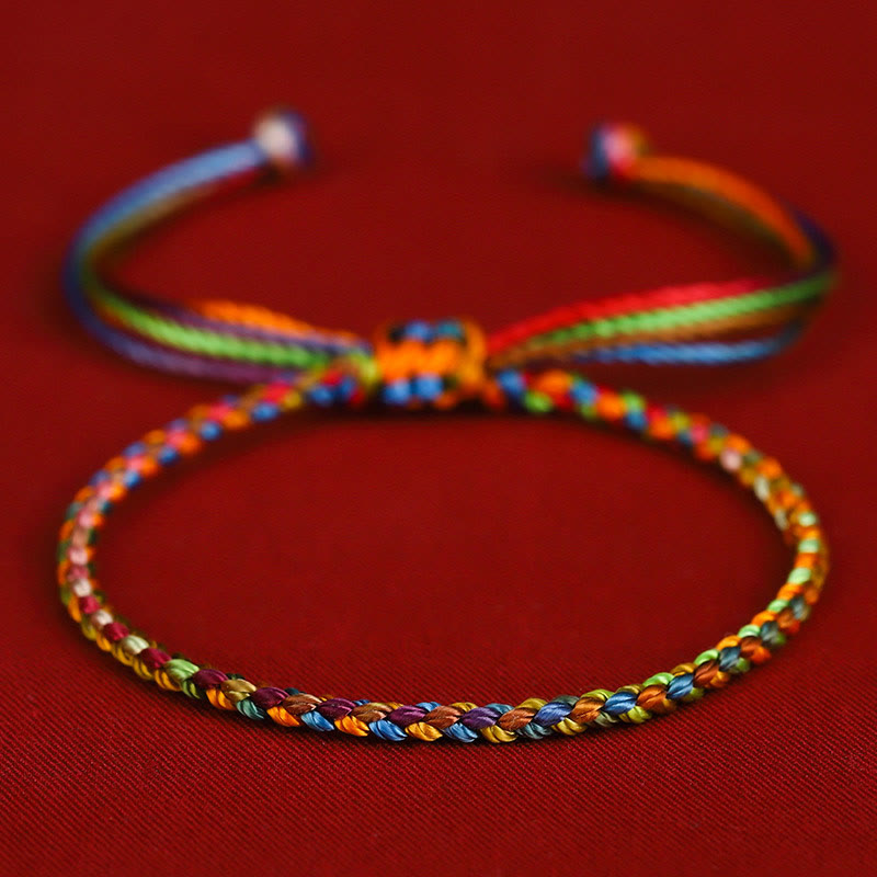 KarmaRipple's "May all your wishes come true" Fortunate Multicolored Bracelet p17