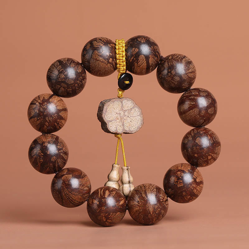 KarmaRipple's Plum Blossom Wood Inner Peace Bracelet p3