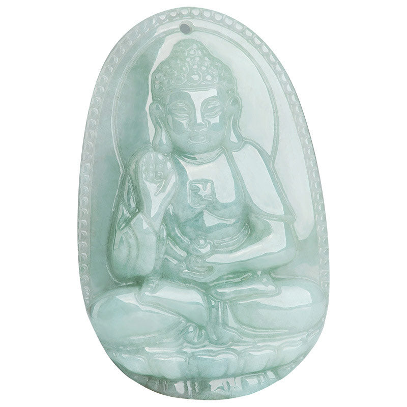 KarmaRipple's Chinese Zodiac Natal Buddha Jade Wealth Prosperity Pendant Necklace p18