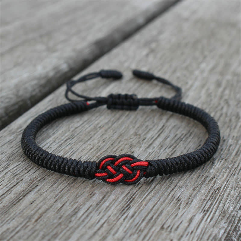 KarmaRipple's 2Pcs Tibetan Fortune Chinese Weave Protection String Bracelet p23