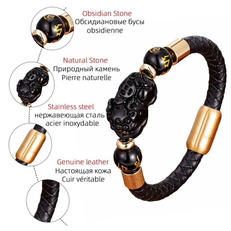 KarmaRipple's FengShui Tiger Eye Pixiu Bracelet p6