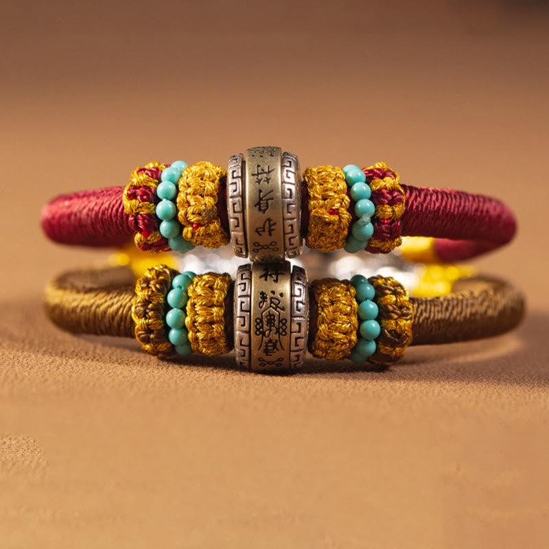 KarmaRipple's Handmade Tibetan Amulet King Kong Weave Fortune Protection Woven Bracelet p14
