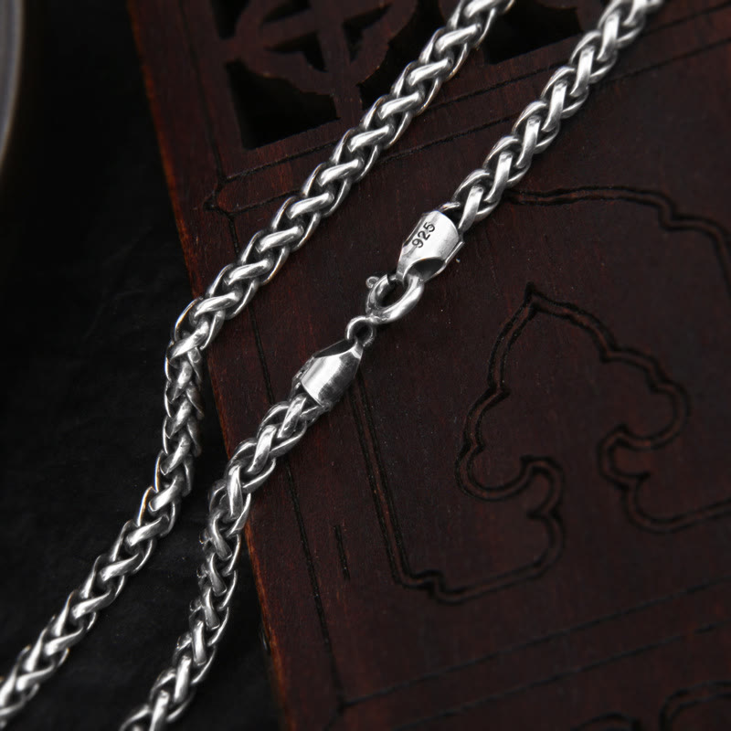 KarmaRipple's 925 Sterling Silver Double Dorje Vajra Spiritual Strength Pendant Necklace p2
