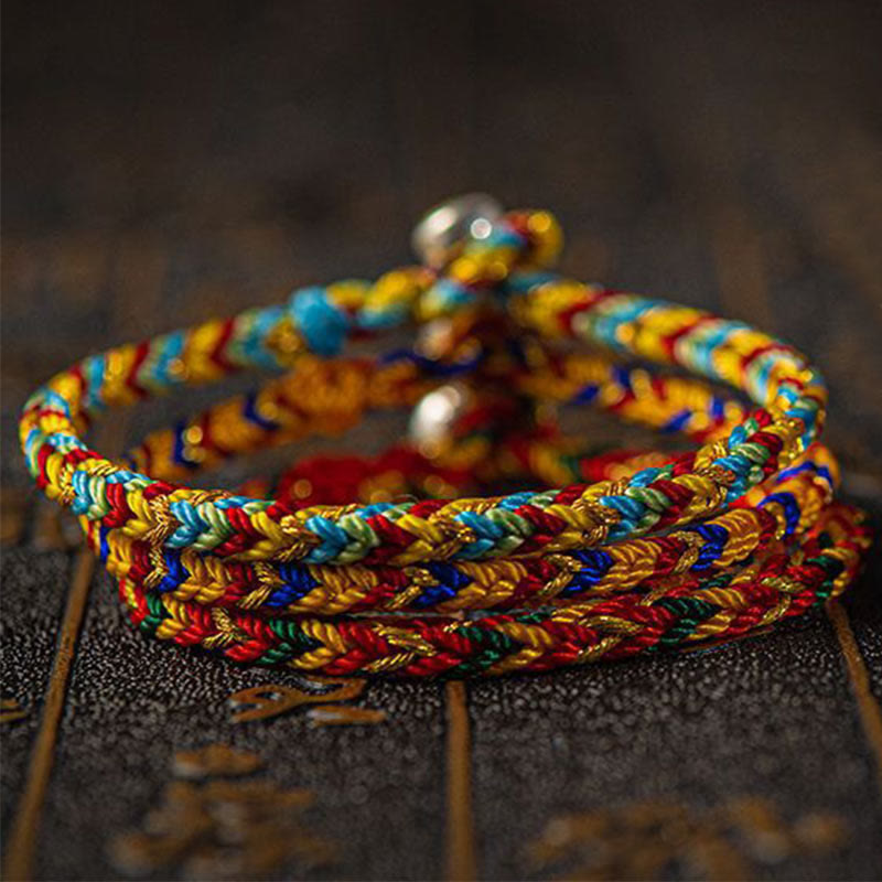 KarmaRipple's "May you be good fortune and success" Fortunate Multicolored Bracelet p5