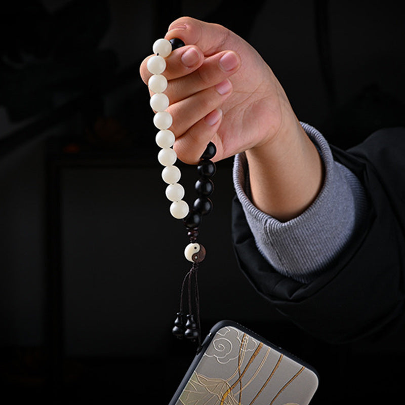 KarmaRipple's Ebony YinYang Protection Bracelet Decoration p9