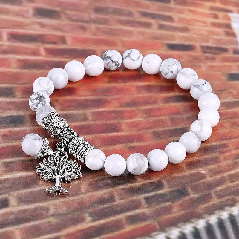 KarmaRipple's Authentic Gemstone Tree of Life Fortunate Talisman Stretch Bracelet p41