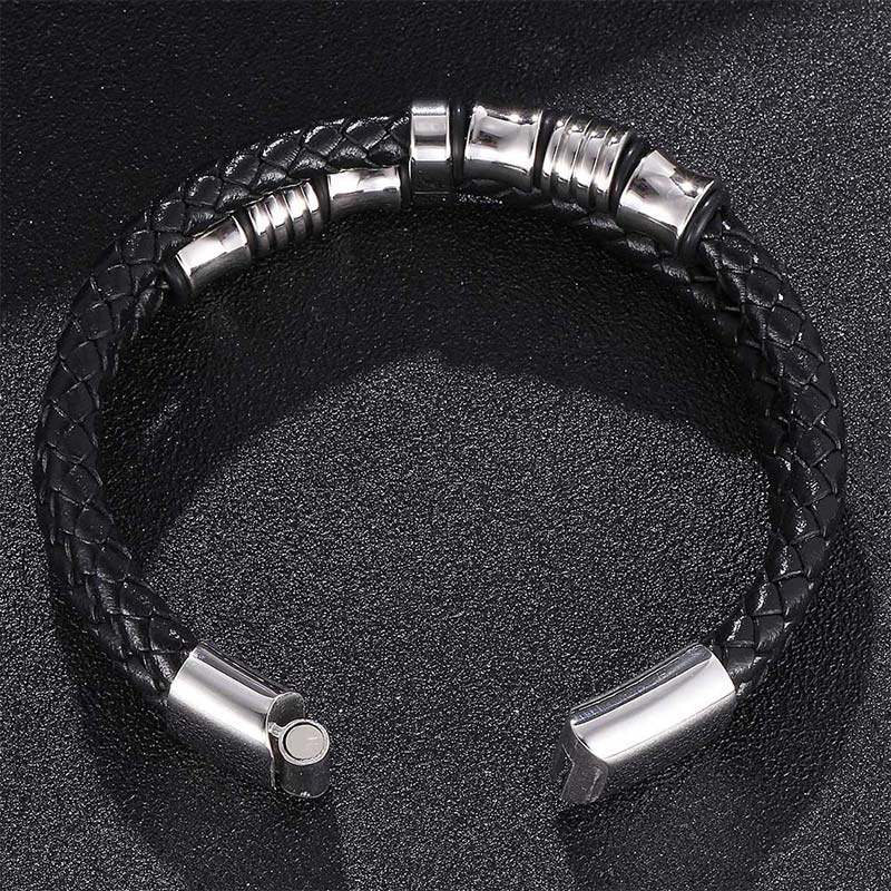 KarmaRipple's Layered Leather Weave Fortune Bracelet p17