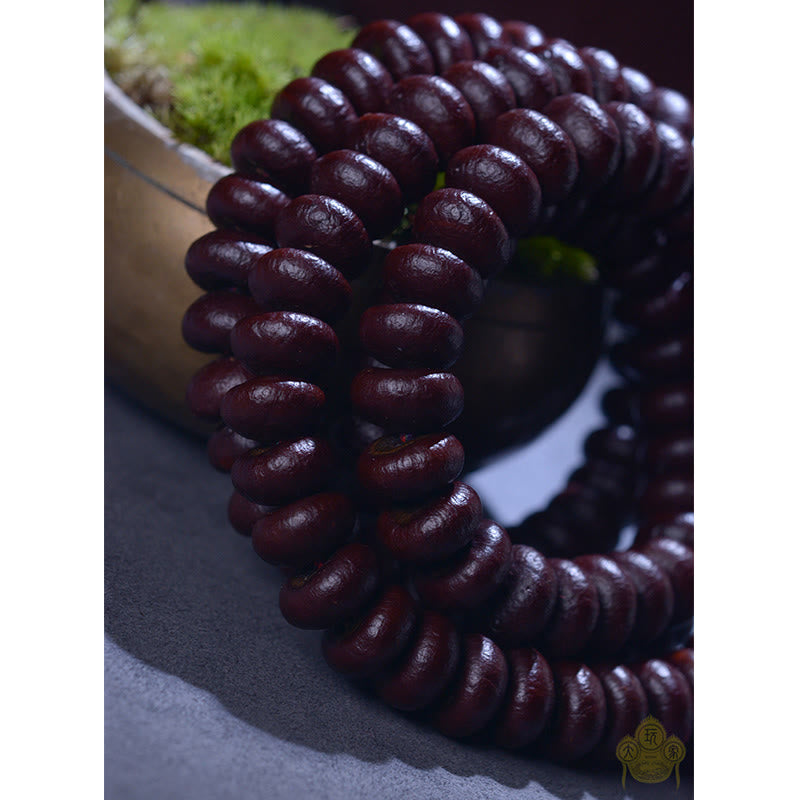 KarmaRipple's Authentic Tibet 108 Mala Beadwork Purple Bodhi Seed Wealth Bracelet p11