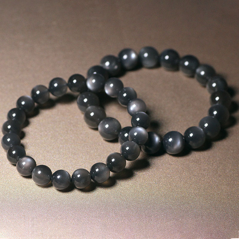 KarmaRipple's Authentic Moonstone'sitive Love Beadwork Bracelet p12
