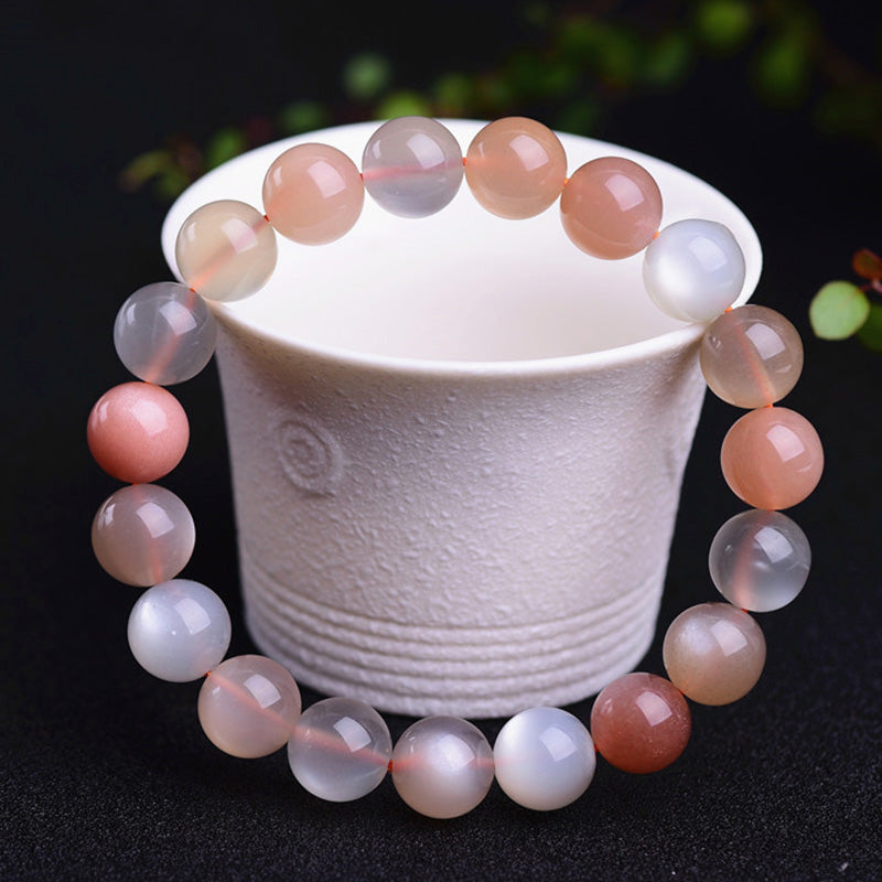 KarmaRipple's Authentic Moonstone Wealth Positive Bracelet p3