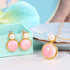 2Pcs(Necklace&Earrings)