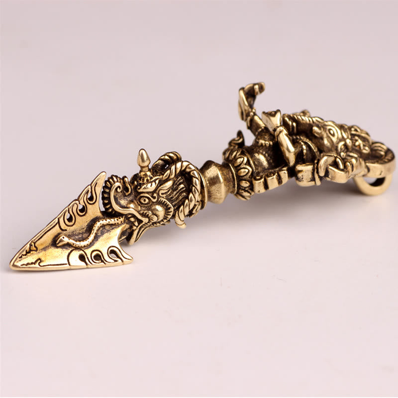 KarmaRipple's Tibetan Ganesh Ganpati Elephant God of Wealth Dorje Vajra Spiritual Power Pendant Necklace p14