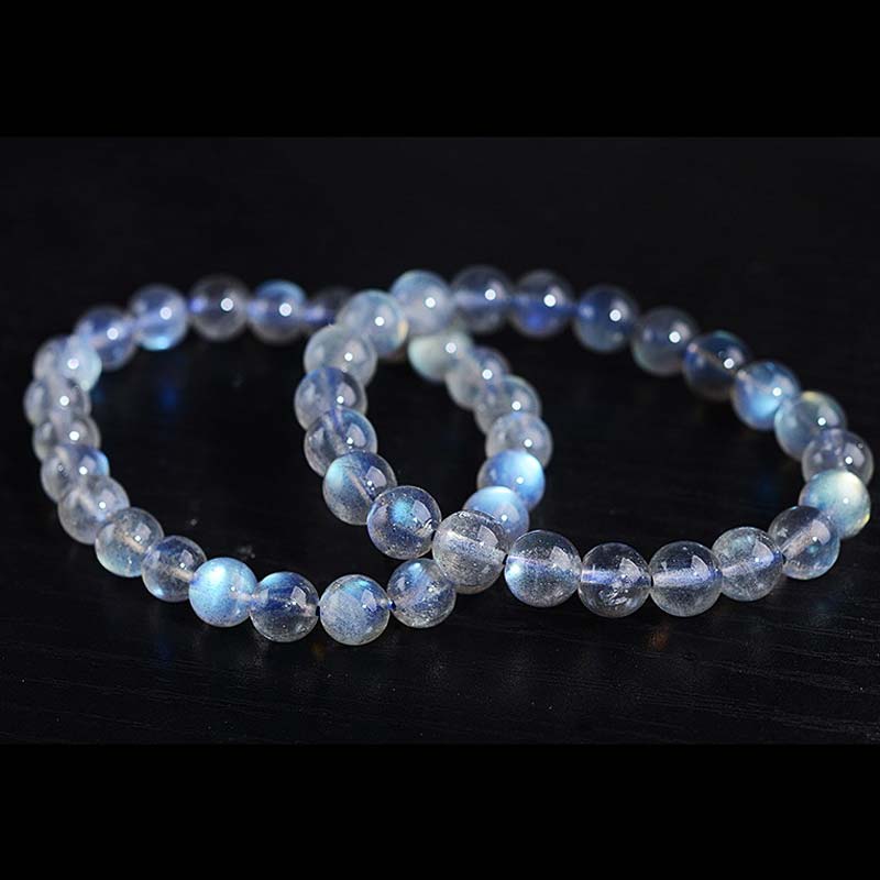 KarmaRipple's Authentic Moonstone Balancing Beadwork Bracelet p8